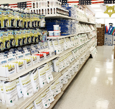 Pool heater and heat pump units set up for side-by-side comparison